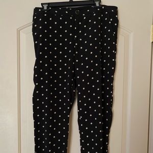 Forever 21 polka dot printed Pants